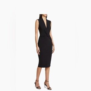 Chiara Boni Elegant Black Midi Dress
